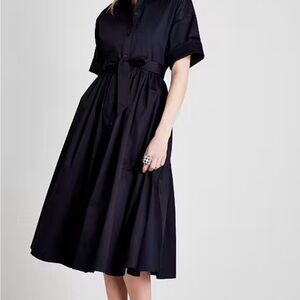 Elegant Black Midi Dress